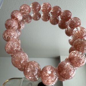 Artificial popcorn crystal bracelet